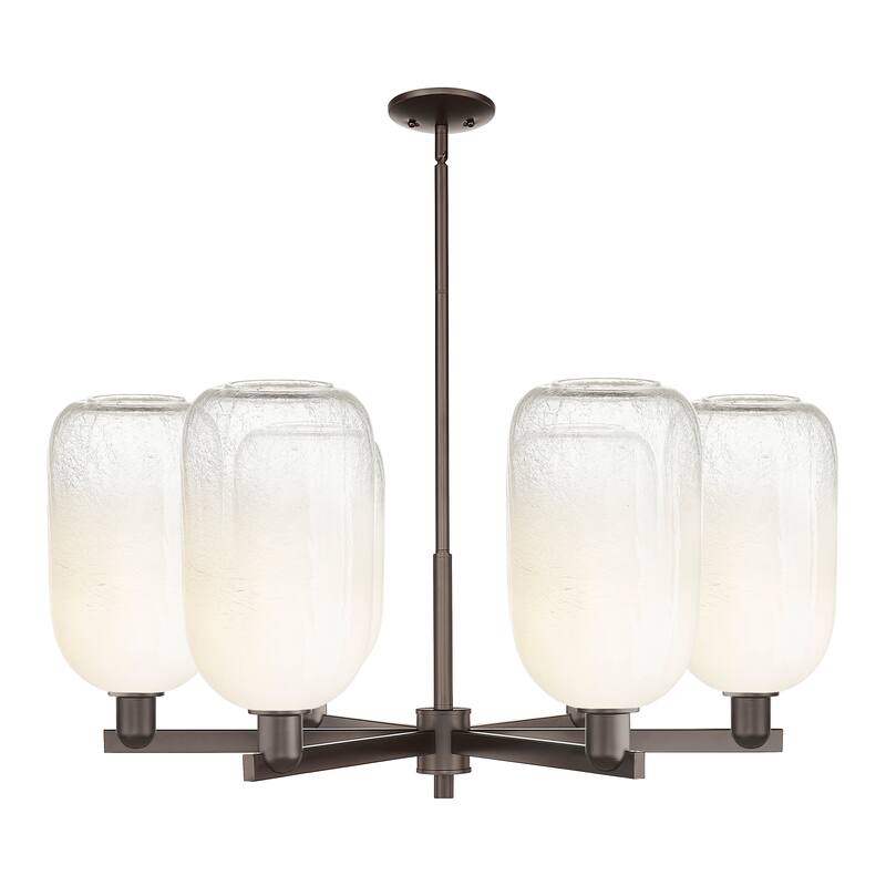 Innovations Lighting Downtown Urban - Brookhaven Cloche - 6 Light 24" Stem Hung Chandelier