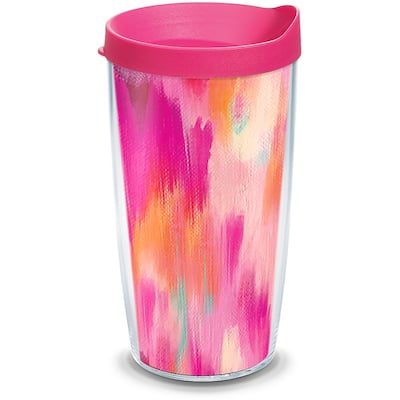 Tervis Etta Vee Pretty Pink Made in USA Double Walled Insulated Travel Tumbler, Classic - 16oz