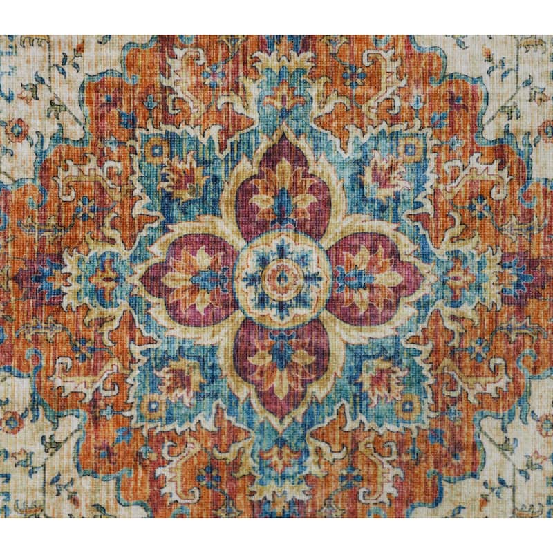 Creative Home Ideas Imagine Printed Chenille Rugs - 2' x 8'
