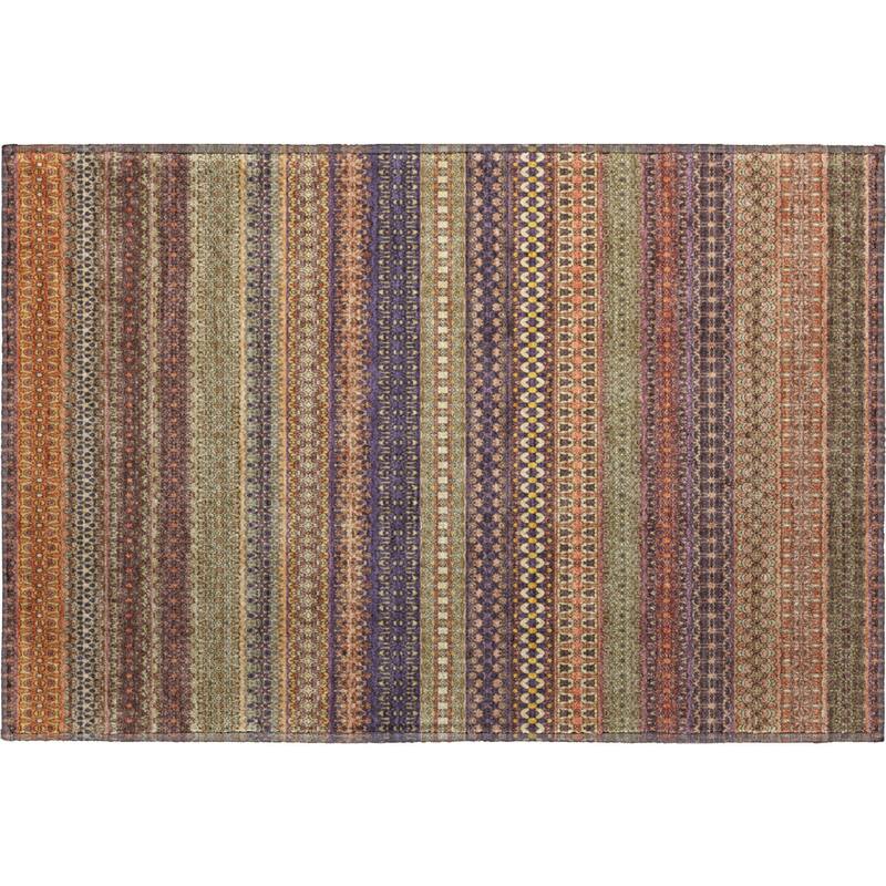 Premium Washable Super Soft Boho Stripes Mayfield Rug