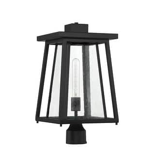 Denver 1-Light Outdoor Post Lantern in Matte Black