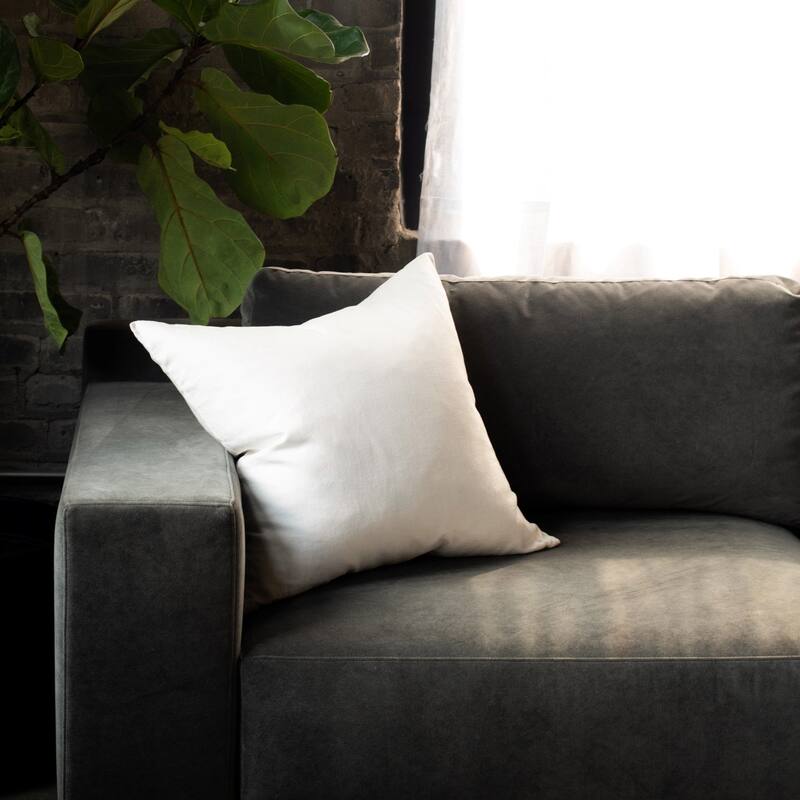 100% French Linen Throw Pillow Sham by BOKSER HOME