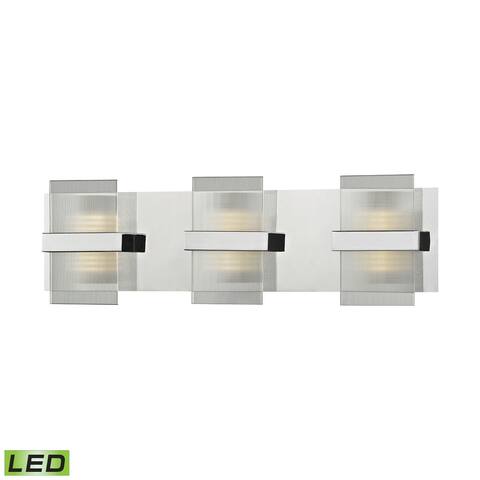 EVA Lighting LED Vanity Lamp Desiree Polished Chrome - Exact Size