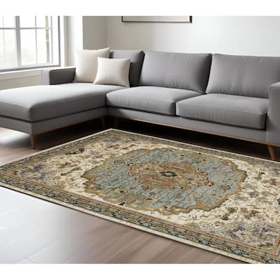 HomeRootsOriental Traditional Rectangle Area Rug