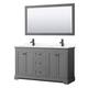 Option Dark Gray / Giotto Quartz Top / Matte Black
