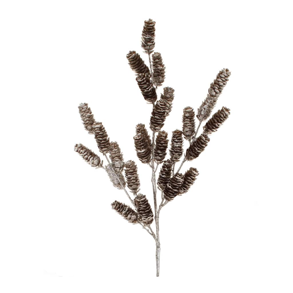 Artificial Pine Cone Christmas Spray - 25.75" - Set of 2