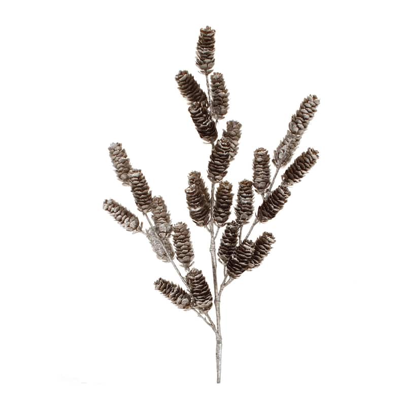 Artificial Pine Cone Christmas Spray - 25.75" - Set of 2
