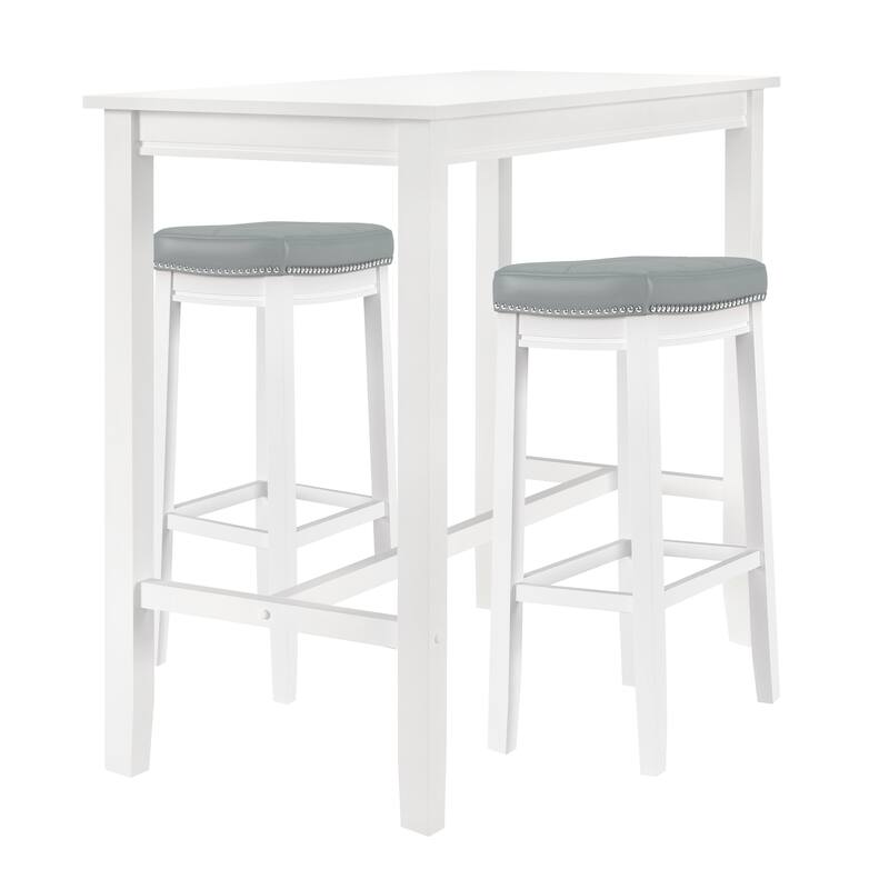 Linon Bridgeport 3-Piece Bar Dining Set