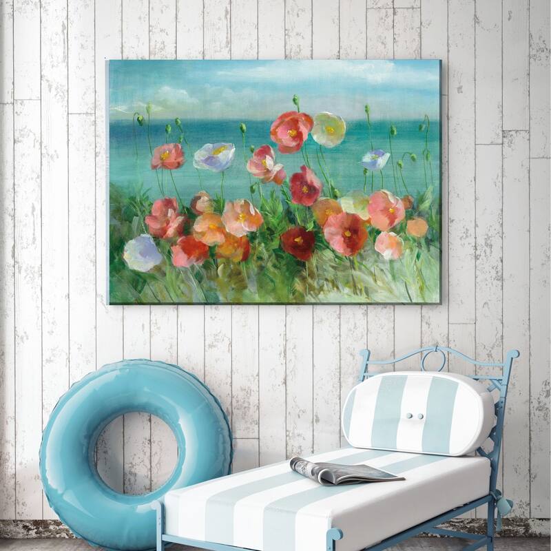 Seaside Poppies All Weather Outdoor Wall Décor