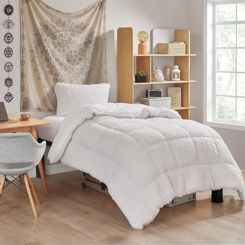 Cotton Candy - Coma Inducer® Oversized Comforter - Marshmallow White - Twin XL