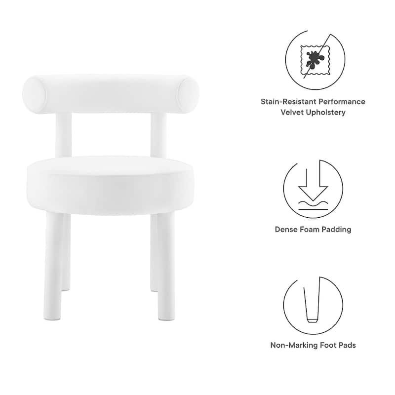 Toulouse Performance Velvet Dining Chair - Set of 2