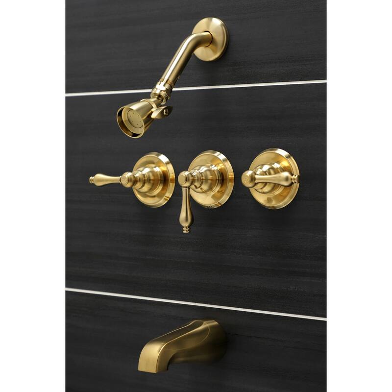Magellan Three-Handle Tub and Shower Faucet