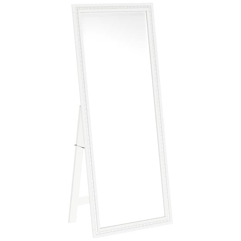 Windrose 28 x 67 Inch Tempered LED Standing Mirror
