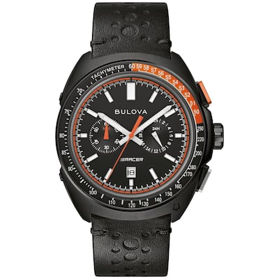 Bulova Men's Racer Chronograph Black Dial Watch - 98B428 - 6 (36)