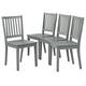 Simple Living Solid Wood Slat Back Dining Chairs (Set of 4)