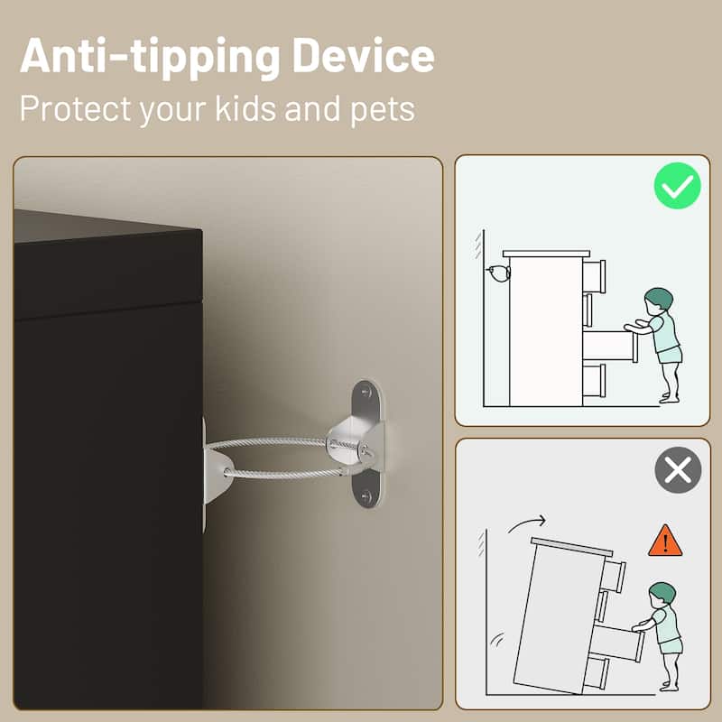 5 Drawer Tall Dresser for Bedroom, Slim Boho Bedroom Furniture