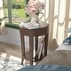 preview thumbnail 15 of 15, COSIEST 2-Tier Round Accent End Table with Shelf
