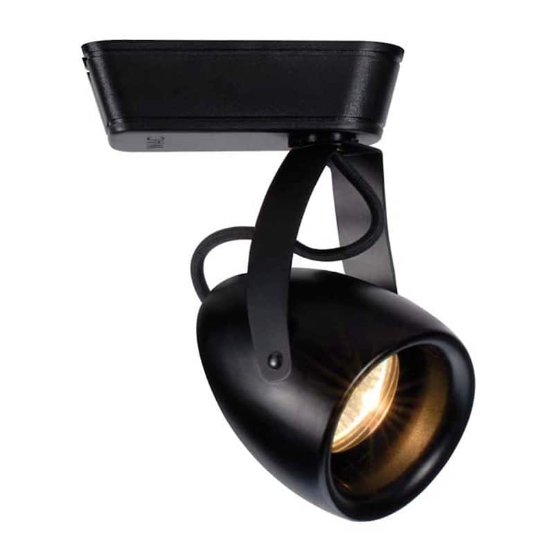 WAC Lighting Impulse L-Track 8" Tall LED Track Head - 20� Spot Beam - Black / 3000K / 85CRI
