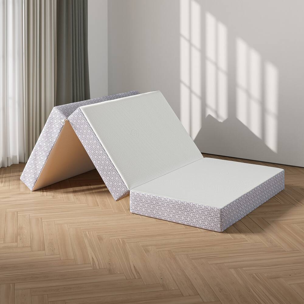 AFI, CoolSoft Size 6" Memory Foam Folding Mattress