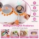 preview thumbnail 12 of 18, Gymax Pretend Play Toy Kitchen Set w/Clock Stove Spice Rack Faucet &