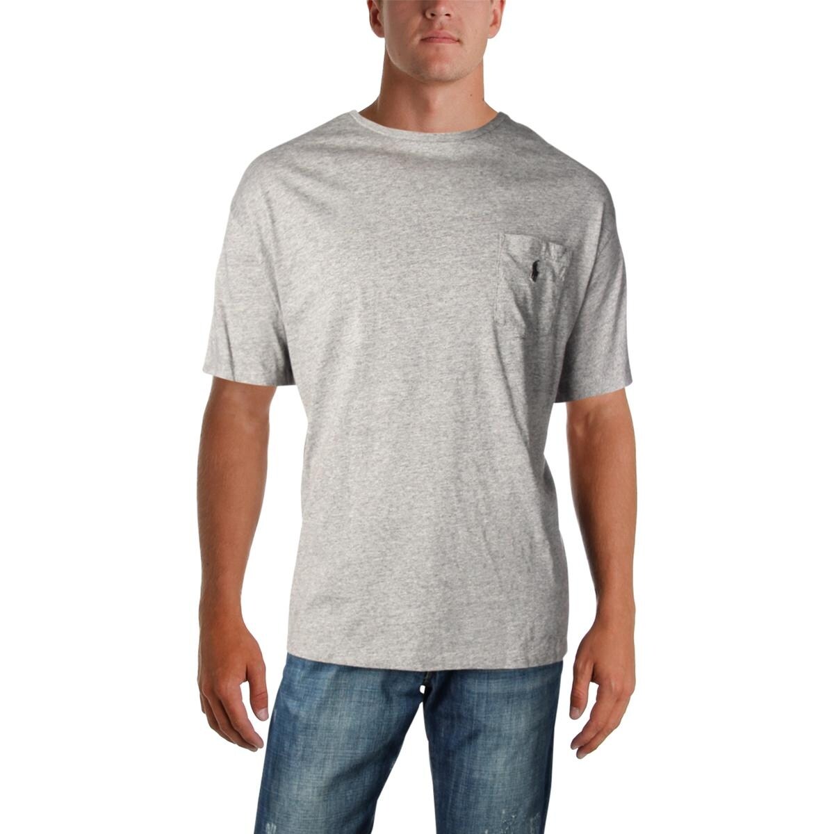Shop Polo Ralph Lauren Mens Big Tall Casual Shirt Heathered Classic Fit Overstock 26639399