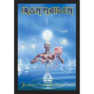 Iron Maiden Seventh Son of a Seventh Son Framed Poster - 24 x 36 Inch