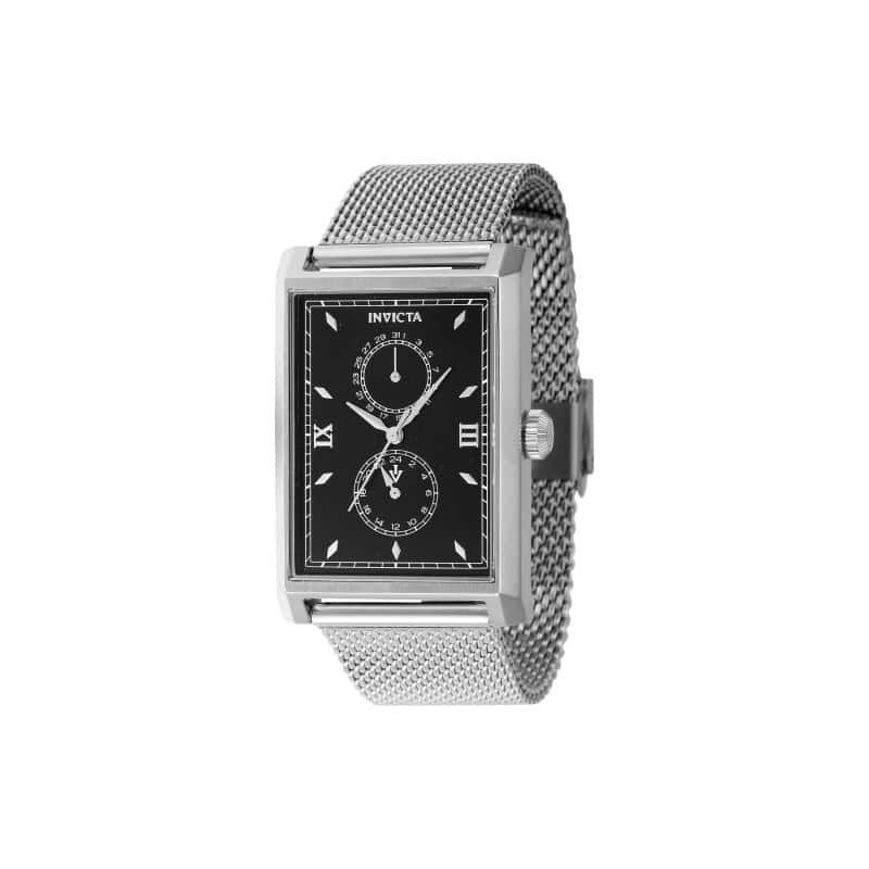 Invicta Men's 46860 Vintage Quartz Multifunction Black Dial Watch