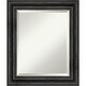 preview thumbnail 23 of 27, Beveled Wood Wall Mirror - Rustic Pine Black Frame