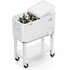 preview thumbnail 1 of 5, 60 QT Detachable Outdoor Cooler Cart - 60qt White