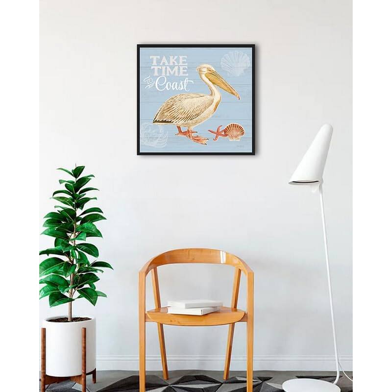 Bayside I Framed Poster - 24 x 24 Inch - Black