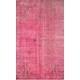 preview thumbnail 1 of 2, Momeni Heirlooms Vintage Overdye Hand Knotted Wool Pink Area Rug - 5'5" X 8'10"