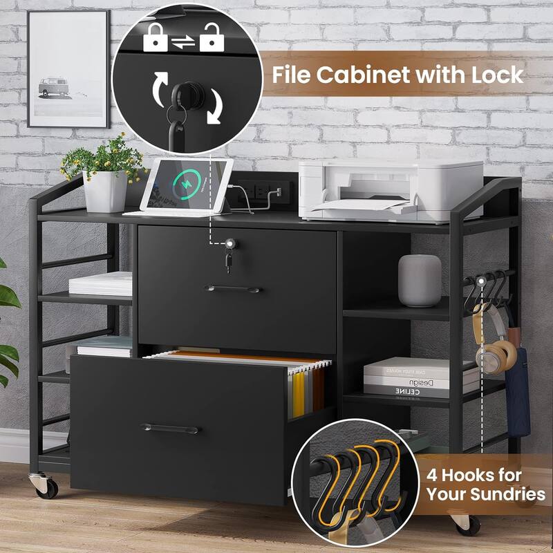 File Cabinet Legal Letter, A4 Size Drawers Mobile Filing Cabinet