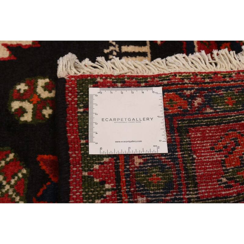 ECARPETGALLERY Hand-knotted Andelz Navy Wool Rug - 4'7 x 6'8