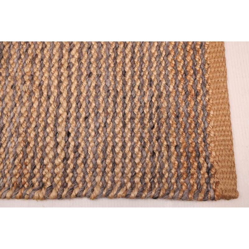 ECARPETGALLERY Flat-Weave Palas Denizli Tan Jute Kilim - 5'3 x 7'9