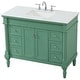 preview thumbnail 11 of 9, Elegant Lighting VF13042-VW Lexington 42" Free Standing Single Basin