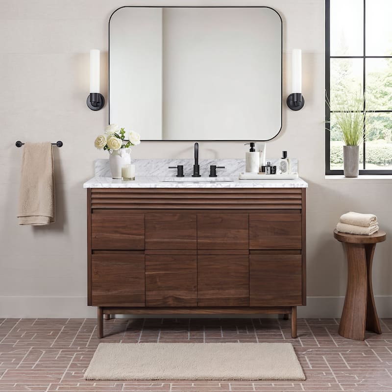 Avanity Carina Bathroom Vanity Only in Coffee Teak