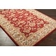 preview thumbnail 6 of 5, Hand-tufted Kaiser Red Wool Area Rug - 6' Square