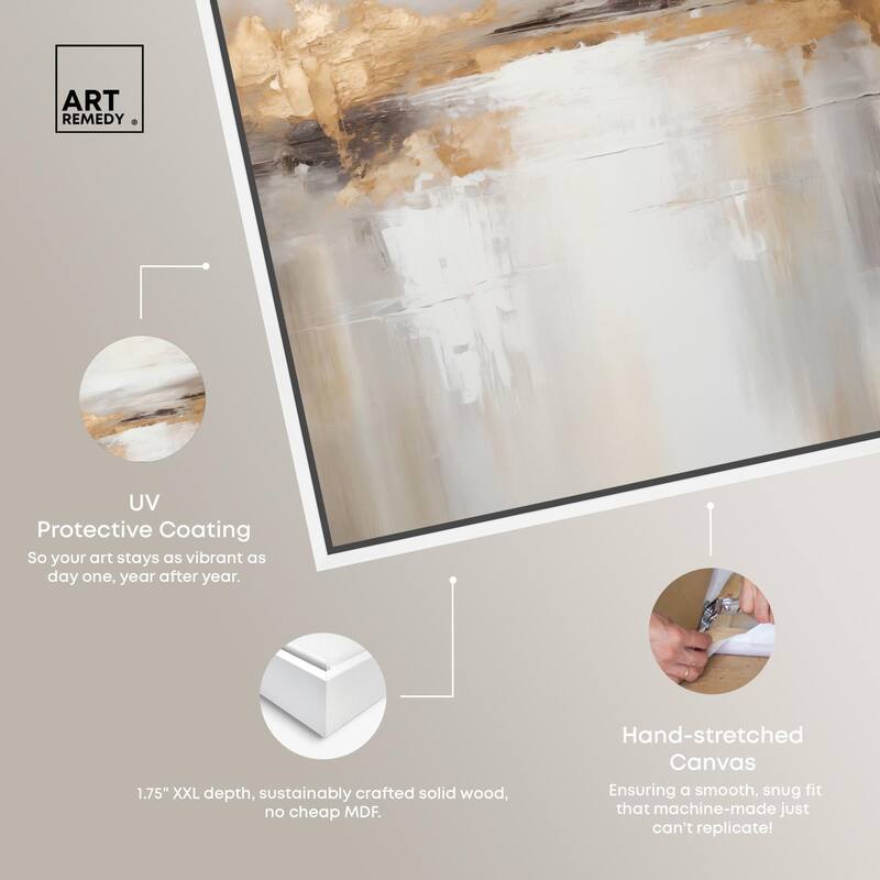 Gold Dust II Canvas by Art Remedy