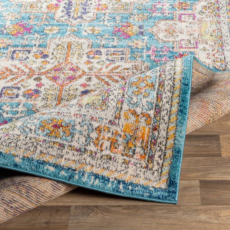 Artistic Weavers Marla Distressed Triple Medallion Area Rug
