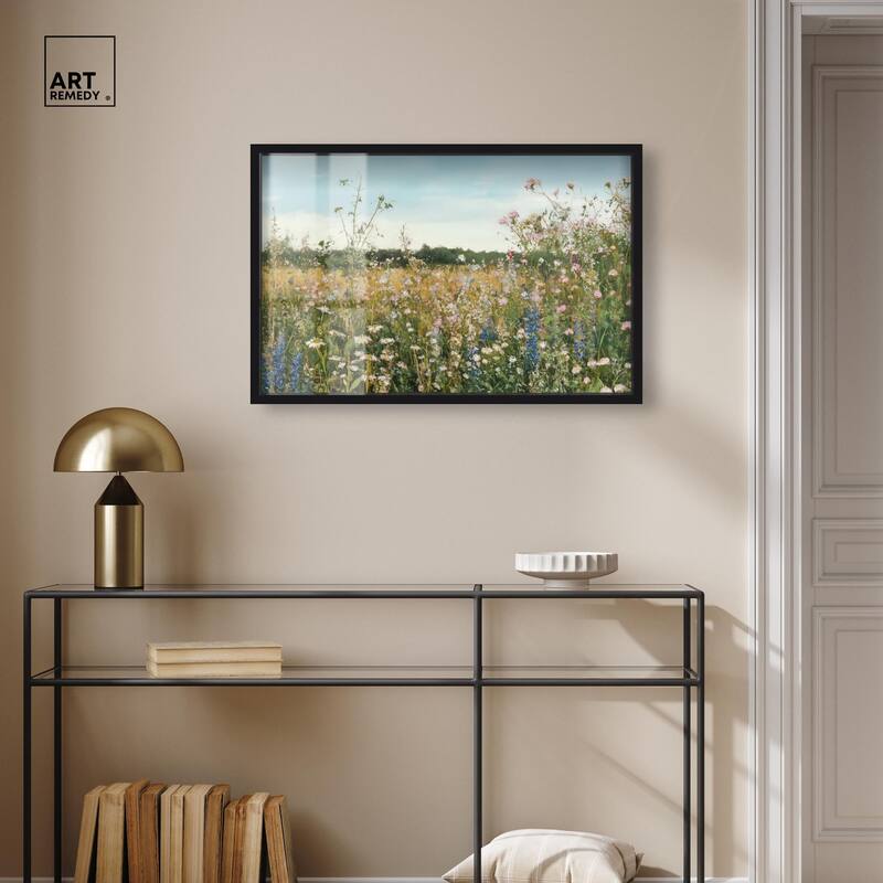 Glimmering Glade Garden II Shadowbox by Art Remedy