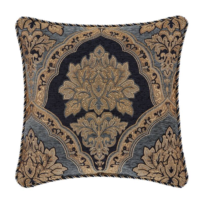 Five Queens Court Bristol 18 Inch Square Decorative Throw Pillow