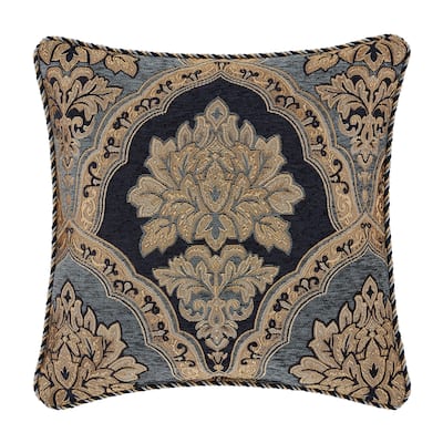 Five Queens Court Bristol 18 Inch Square Decorative Throw Pillow