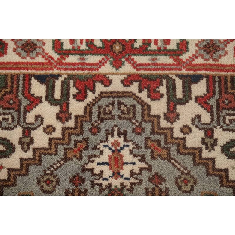 Grey Heriz-Serapi Oriental Runner Rug Handmade Wool Carpet - 2'6"x 12'0"