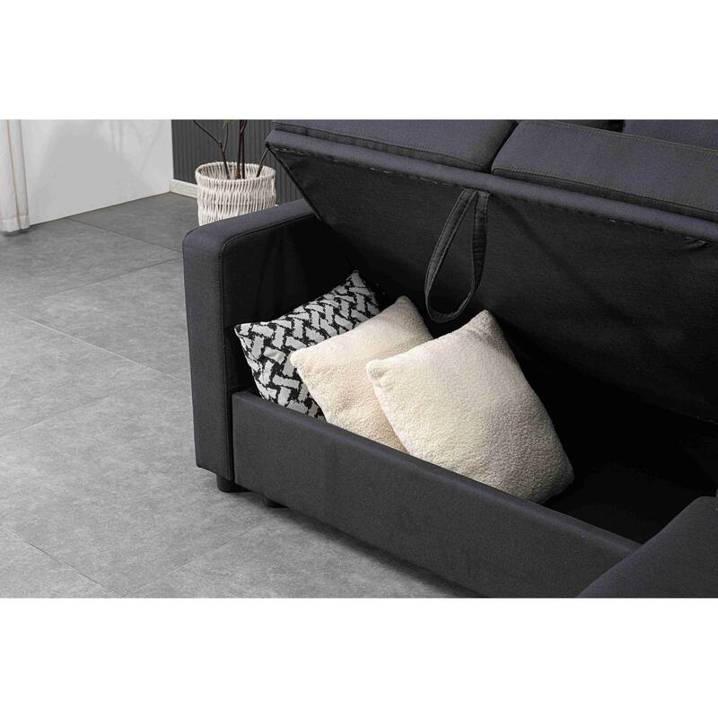 3 - Piece Upholstered Corner Sectional