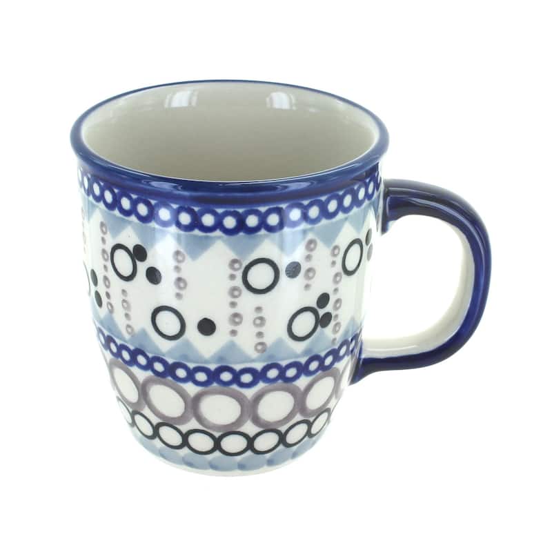 Blue Rose Polish Pottery Manufaktura Coffee Mug