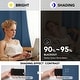 preview thumbnail 69 of 82, Deconovo 2-Pack Thermal Room Darkening Rod Pocket Curtains