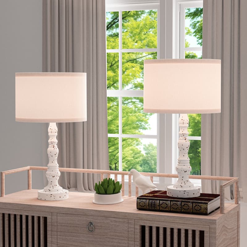 Desk Nightstand Table Lamps Set of 2