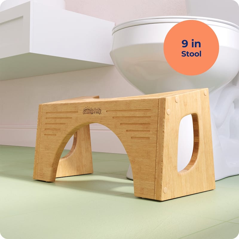 Squatty Potty The Original Toilet Stool - 7" and 9", Brown