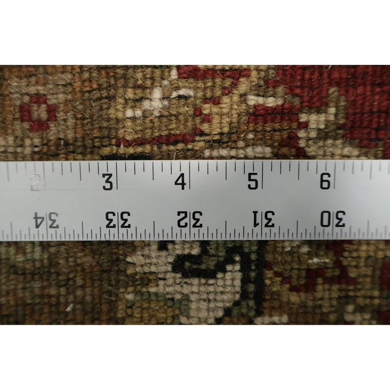 Hand Knotted Oriental 100% Wool Carpet Traditional All-Over Black Agra Area Rug - 8' 1'' X 8' 3''