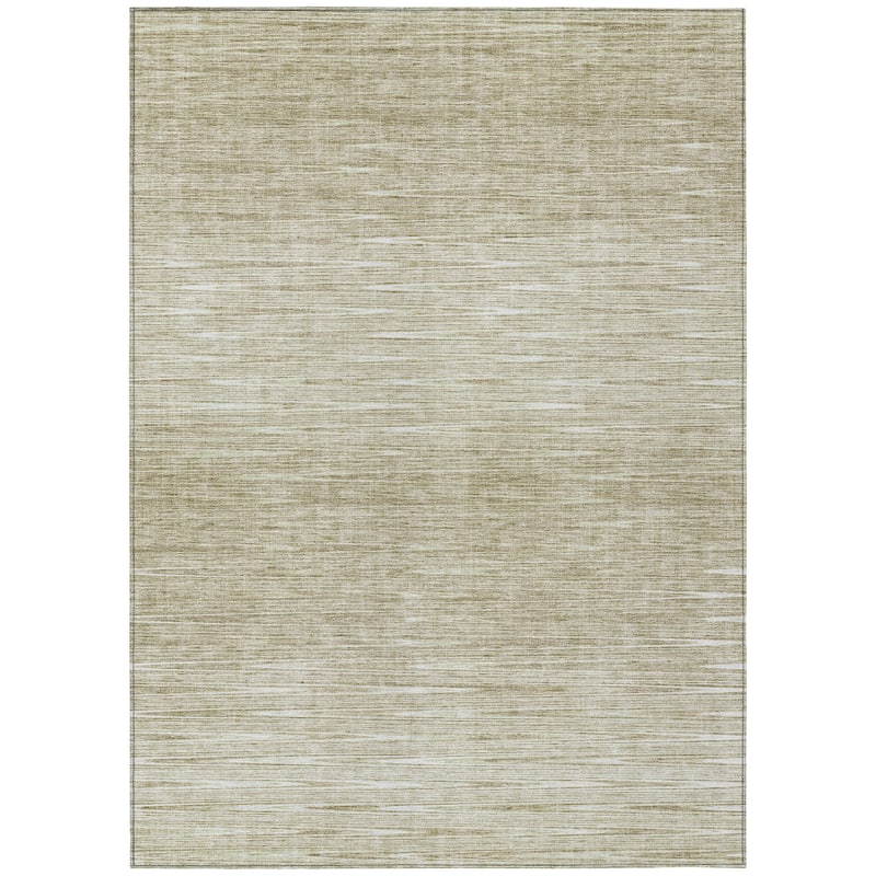 Machine Washable Indoor/ Outdoor Chantille Ombre Stripes Rug